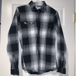 Express Plaid Button Down